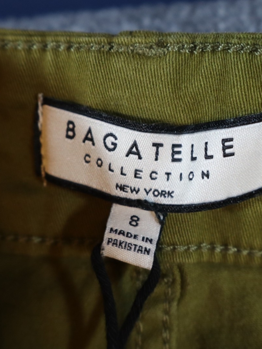 Bagatelle Olive Green Wide Leg Jeans Womens Size 8 NWOT Utility Pants - Picture 2 of 7